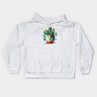 Cactus Pot Kids Hoodie